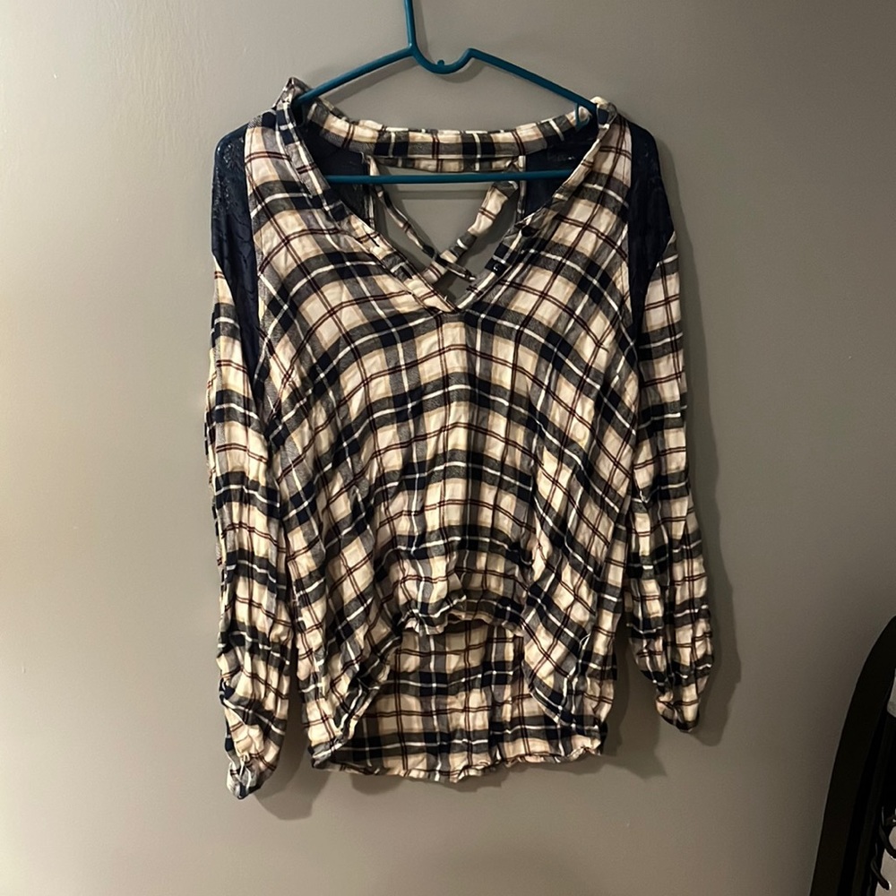 Lace flannel